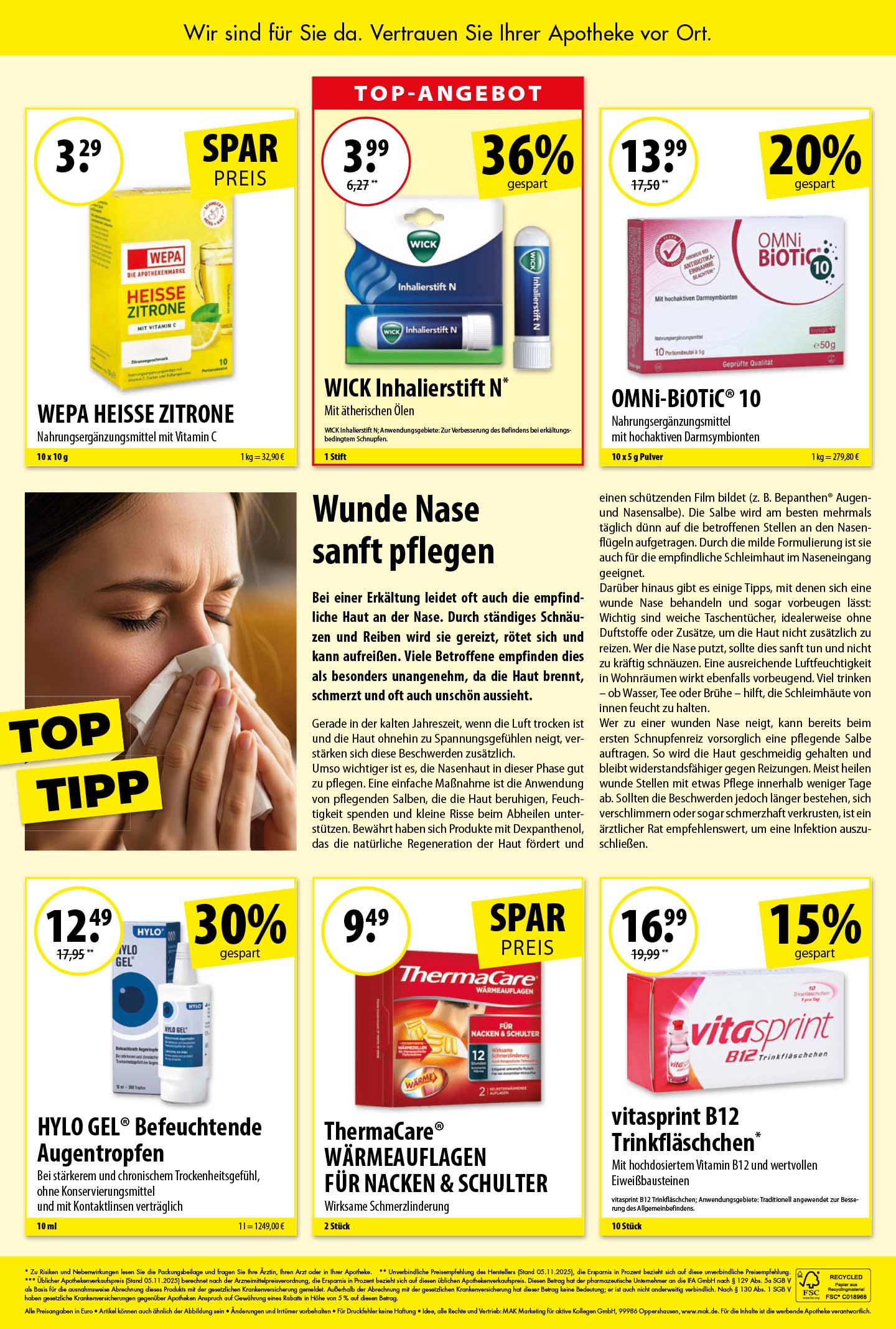 Angebotsflyer Seite 2